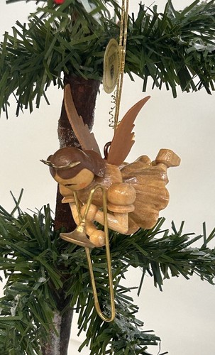 2830/24 Engel Kurzrockengel Schwebeengel Zugposaune Erzgebirge - Bild 2 von 2