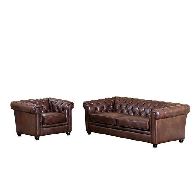 Abbyson Living Tuscan Premium Italian Leather Sofa And Armchair Set For Abbyson Living Tuscan Premium Italian, Abbyson Leather Sofa Sets