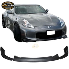 Fits 13-17 Nissan 370Z TK Style Front Bumper Lip Spoiler PP Unpainted