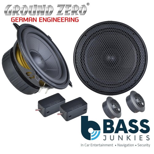 Ground Zero GZIC 130.2 - 13 cm 5.25" 140 Watts 2 Way Component Car Speakers - Picture 2 of 3