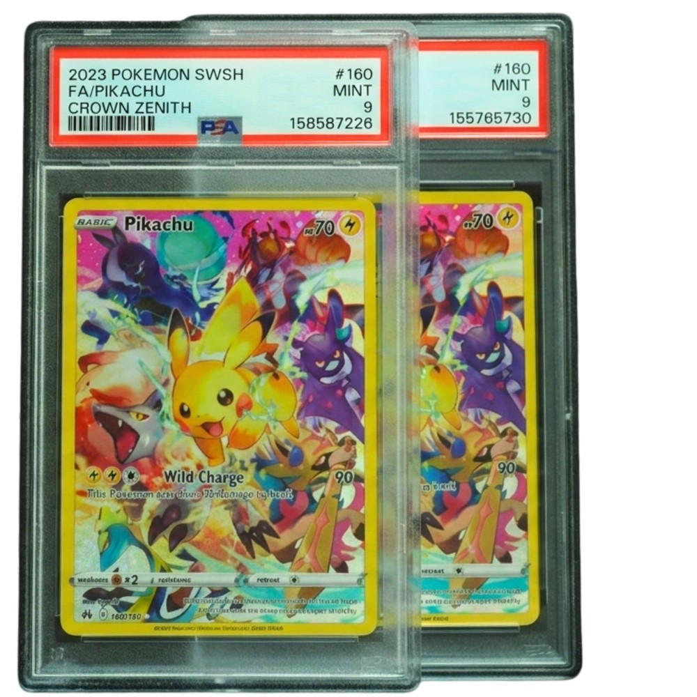 Pikachu #160/159 Crown Zenith SR Holo PSA 9 Pokemon Card*TE view 4