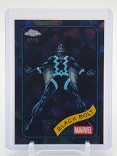 BLACK BOLT 2025 TOPPS CHROME MARVEL BLACK SAPPHIRE /10 #116 Q1228