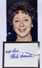 Sheila Bernette English Actress, Candid Camera, Original 10 x 8 Signature Piece