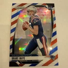 Drake Maye 2024 Panini Prizm Rookie Card No 329. Red, White, & Blue Prizm.