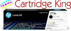 HP 219A Black Original Laserjet Toner Cartridge Page Yield 1300 (P/N W2190A)