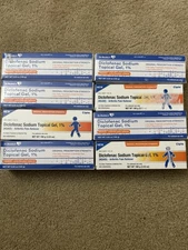 Dr Reddys Arthritis Pain Diclofnac Tropical Sodium Gel 1%100gram New x3