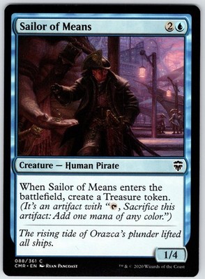 Sailor of Means 88 Common Commander Legends Magic: The Gathering Near Mint