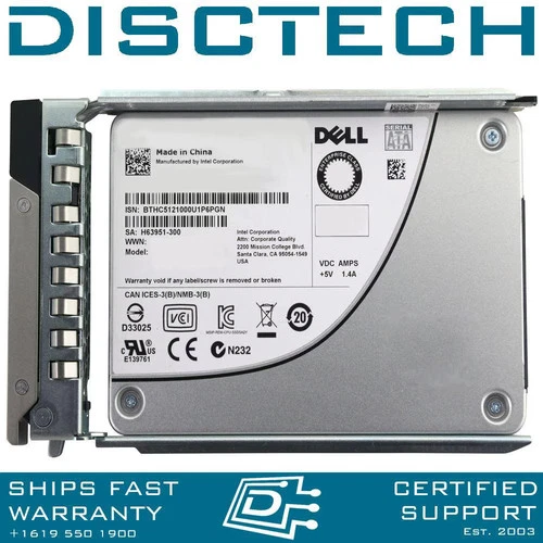 Dell 400-ATMM 6V8VW 1.6TB SAS 12Gbps Mixed Use MU SSD Gen 17 PowerEdge