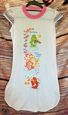 Vintage Girl's Care Bears Nightgown 1980's