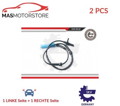 ABS SENSOR DREHZAHLFÜHLER PAAR VORNE SKV GERMANY 06SKV232 2PCS P FÜR BMW 7,E67