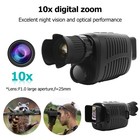 Gogle noktowizyjne HD 850nm IR Akumulatorowa monokular Focusable 10X ZOOM