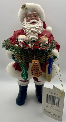 Clothtique Possible Dreams Santa Three Little Kittens Figurine #713315 ~ 2001