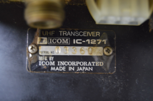 ICOM IC-1271 1200Mhz All Mode Transceiver 10W Ham Radio Testowane Doskonałe - Zdjęcie 16 z 20
