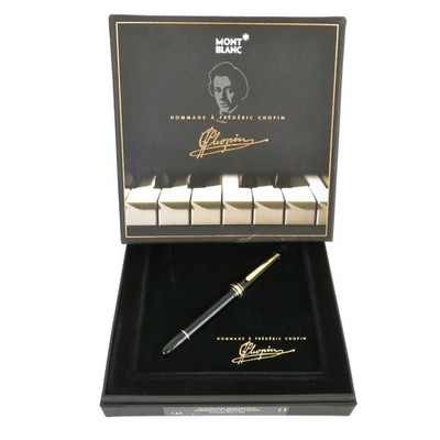 Montblanc Meisterstuck Classique P145 Black PT Fountain Pen M (MINT) with Box