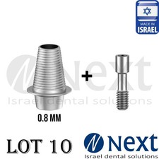 Lotx10 T-base CAD/CAM Neo GM Dent Grand Morse Straumann Fit NON Hex 0.8 mm