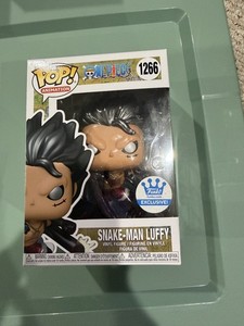 Funko Pop One Piece – Luffy Snake-Man Metálico Edición Especial 1266, Incluye Funda Y Caja