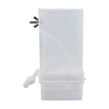 Bird Feeders Automatic Parrot Feeder Drinker Seed Food Container Cage for7608