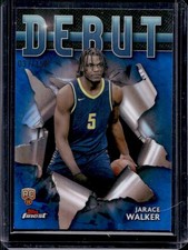 2023-24 Finest Jarace Walker Debut RC Blue Refractor Rookie #37/150 Pacers
