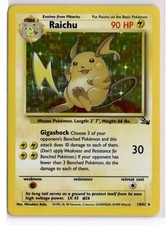 raichu holographic pokemon card value Can't find the price of this 13/95 reverse holo online prices are all over what would've fair for its condition? : r/PokemonCardValue [LLLL] Gigashock (30) Choose 3 of your opponents Benched Pokemon and this attack does 10 damage to each of them Pokemon Trading Card Game XY