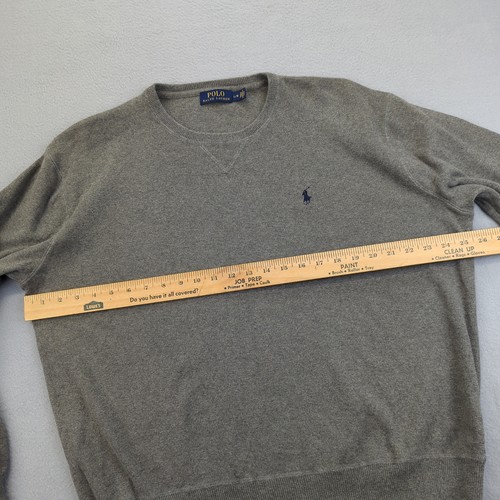 Polo Ralph Lauren Felpa Uomo Grande Girocollo Pullover Classico Preppy Pony - Foto 5 di 10