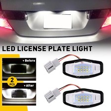 18-led License Plate Light Bulbs 6000k For 1999-2019 Acura Rl 03-08 Honda Pilot