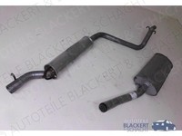Auspuff Set Mitteltopf + Endtopf für VW Scirocco 1.6 63/81KW 53B 1981-1983