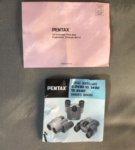 Pentax 10x24 UCF Binoculars With Soft Case, Original Box & Manual - Picture 11 of 12