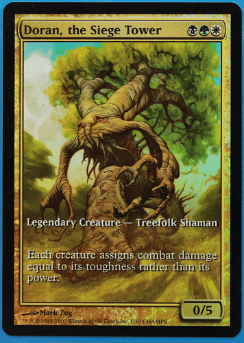 Doran, the Siege Tower (Champs 2007 Extended Art Promo) FOIL NM CARD (506958) - Picture 1 of 2