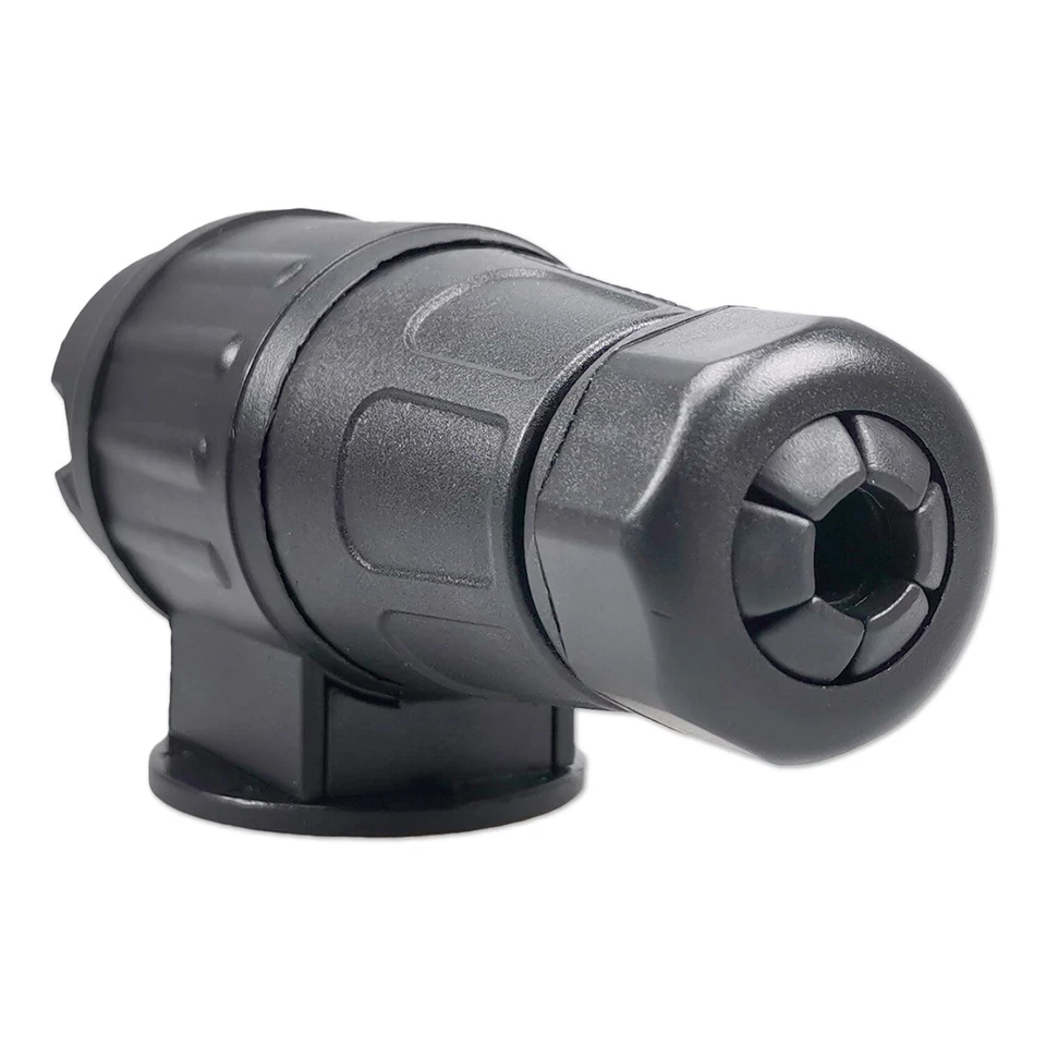 Anhänger Stecker 13 polig 12V 16A KFZ PKW AUTO lang Version Doppel Tülle Ausgang - Bild 3 von 4