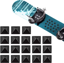 18 Pcs Snowboard Stomp Pad Studs Metal Anti Slip Grip Pads Self Adhesive Set