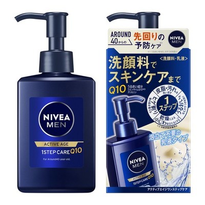 Nivea Men Active Age One-Step Care Facial Cleanser 150ml Men's Skincare Japan