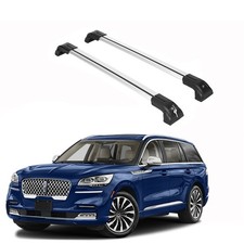 Open Box 220lbs Roof Rack Cross Bars For Lincoln Aviator 2020-2026 - Silver
