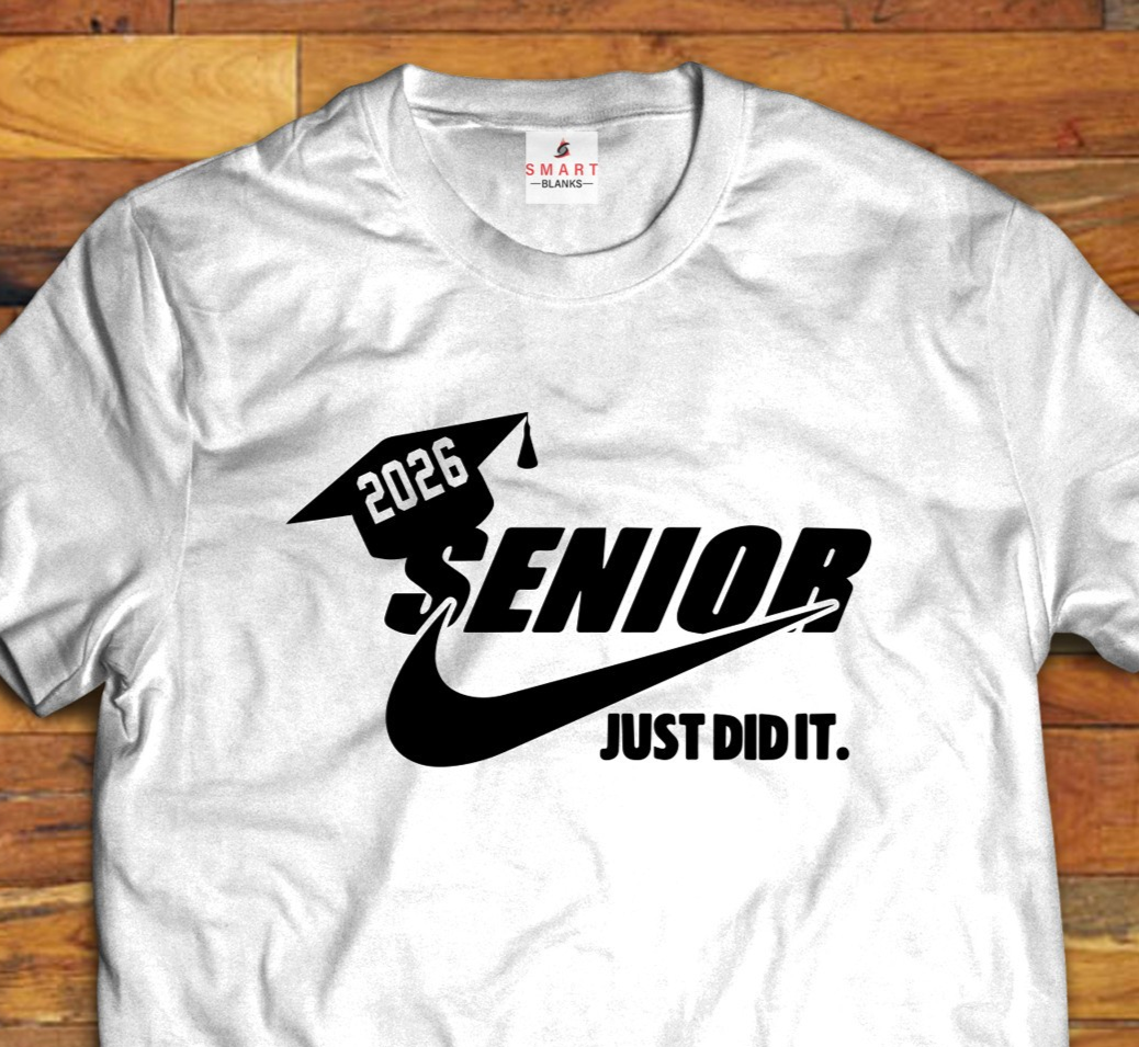 Class of 2026 Senior Just did it Graduation T-Shirt Grad 26 Tee