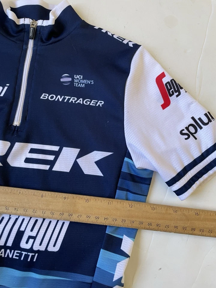 Camiseta deportiva Santini Trek Segafredo Pro Cycling Team juvenil (niños) talla 5Y Foto 4 de 4