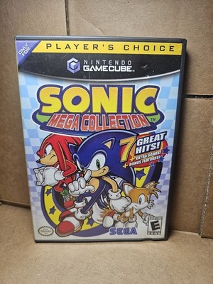 Sonic Mega Collection (GameCube, 2002) Player's Choice Complete W/Manual Tested