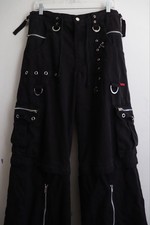 Size M Black Adjustable Tripp Nyc Pants Converts Into Shorts