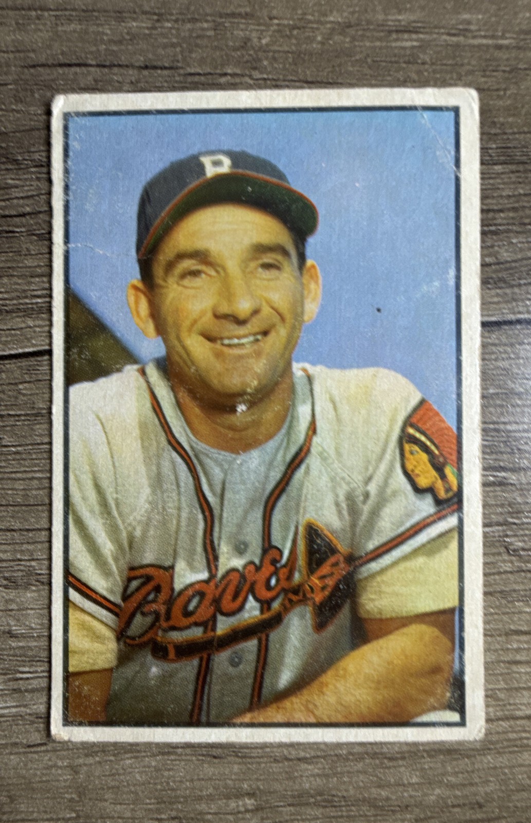 1953 Bowman Color - Sid Gordon #5 Creased