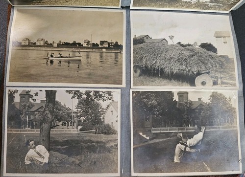 Antique 1910s Small Photo Album 44 Snapshots New York - Bild 9 von 19