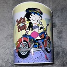 2008 Betty Boop King Features Metal Trash Can Waste Bin