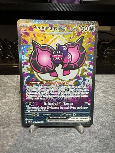 Pokémon TCG SV-Prismatic Evolutions Pecharunt EX #163/131 SIR Near Mint