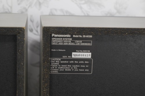Panasonic Speaker System SB-AK300 6ohms - Picture 7 of 9