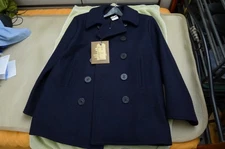 Buzz Rickson Navy Pea Coat - USN 1910's Model size 44 New with tag US seller