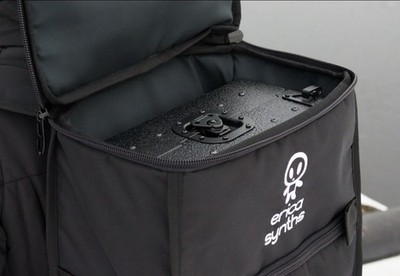 ERICA SYNTHS  CARBON FIBER TRAVEL CASE 2  & BACK-PACK (6U 104HP) EURORACK - NEW
