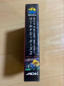 World Heroes 2 Neo Geo AES ROM Japan ADK Fighting Game Cartridge