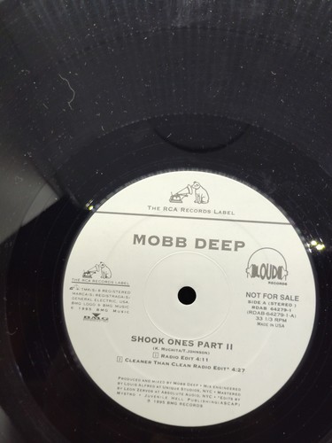 Mobb Deep Shook Ones II VG+ Promo 12 Inch Vinyl - Picture 5 of 5