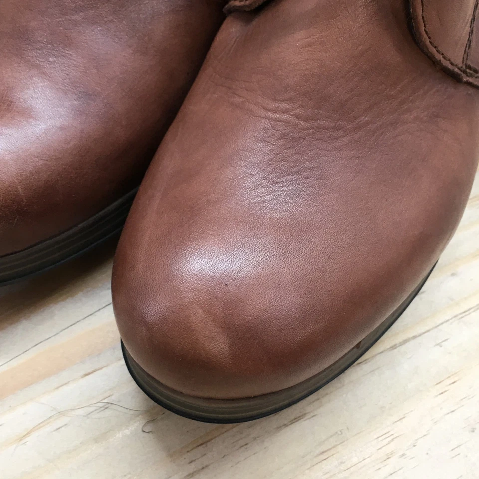 Wolky ботинки женщин 39 ботинок коричневый кожаный шнурует вверх каблуки повседневный - Изображение 4 из 4