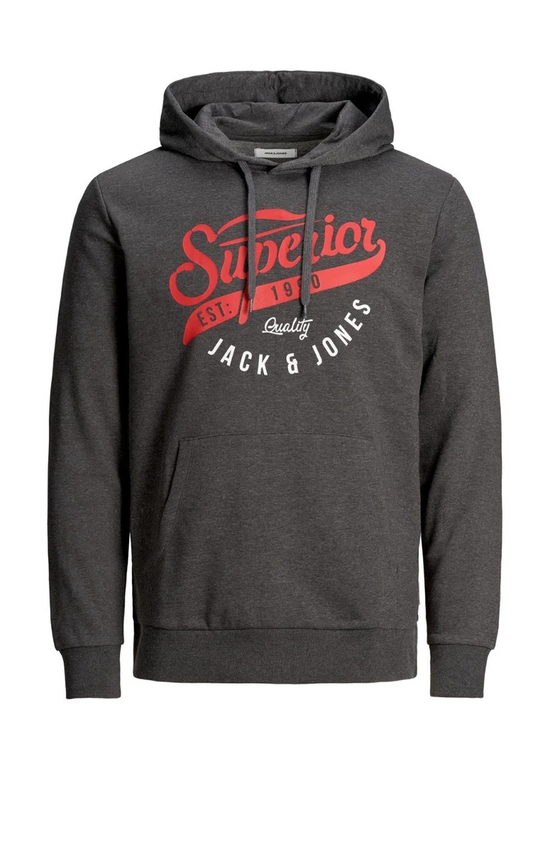 Jack & Jones JJELOGO HOOD - Felpa con cappuccio - sailor blue/blu