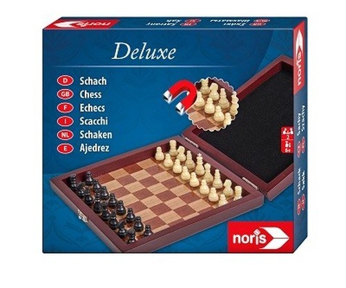 Noris 606108005 - Classic Games - Deluxe Travel Chess - New