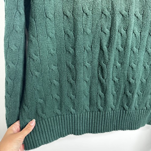 Polo Ralph Lauren Sweater Mens 2XL Cable Knit Crewneck Pullover Casual Old Money - Picture 4 of 13