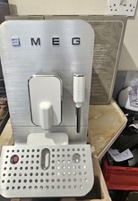 SMEG BCC13 Automatic Bean to Cup Coffee Machine White.used